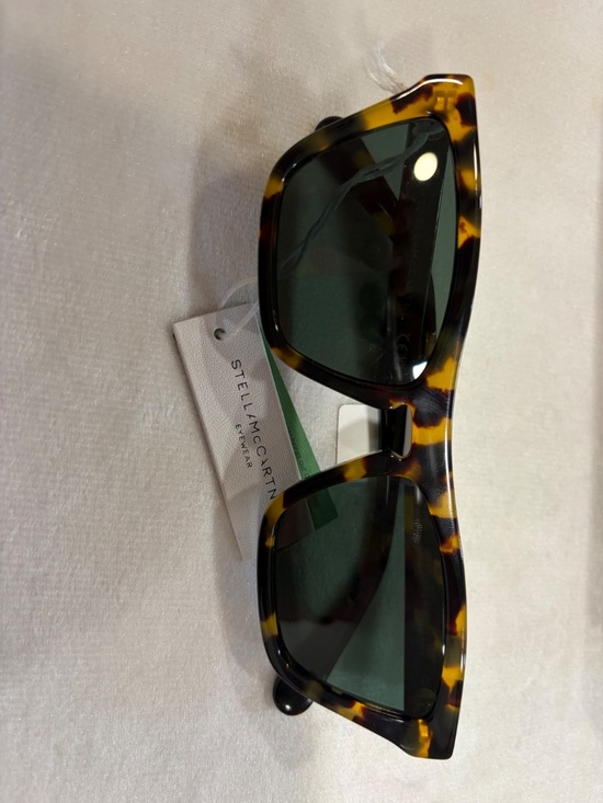 Stella McCartney Beveled Havana Squared Sunglasses main image 7